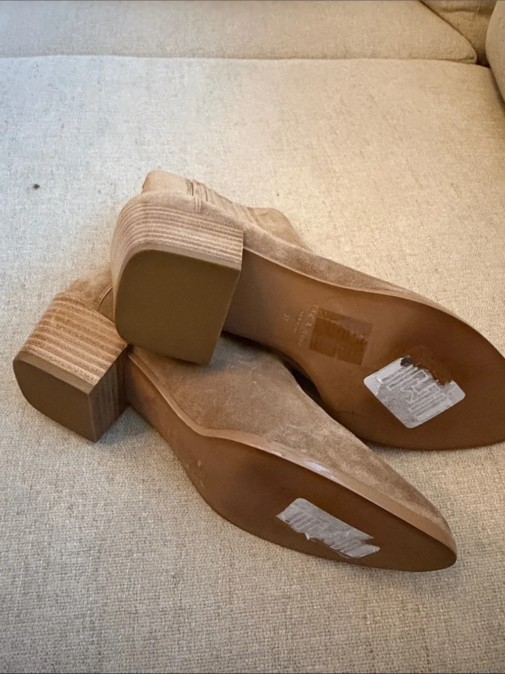 Rag & Bone Rover Suede Ankle Boots- size 37/7